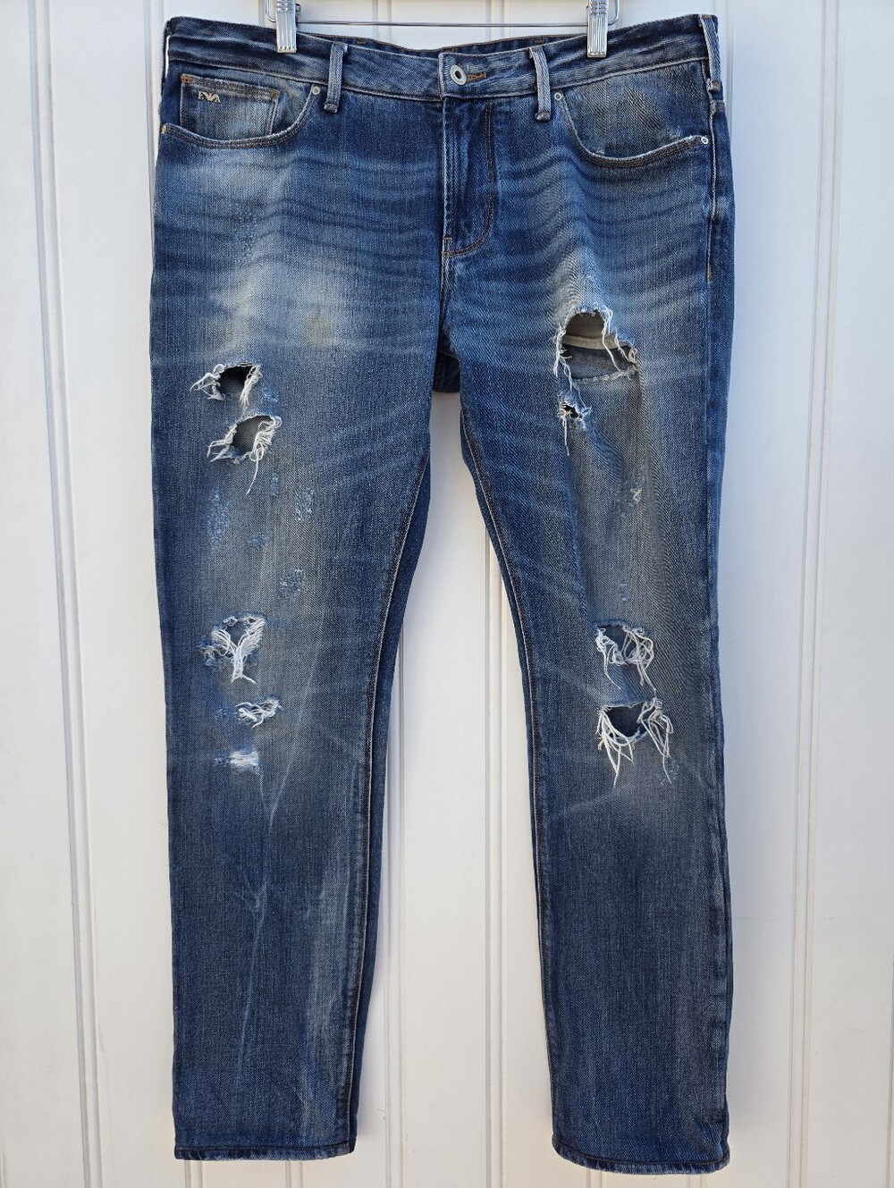 Emporio Armani J06 Distressed Jeans Size 36X31